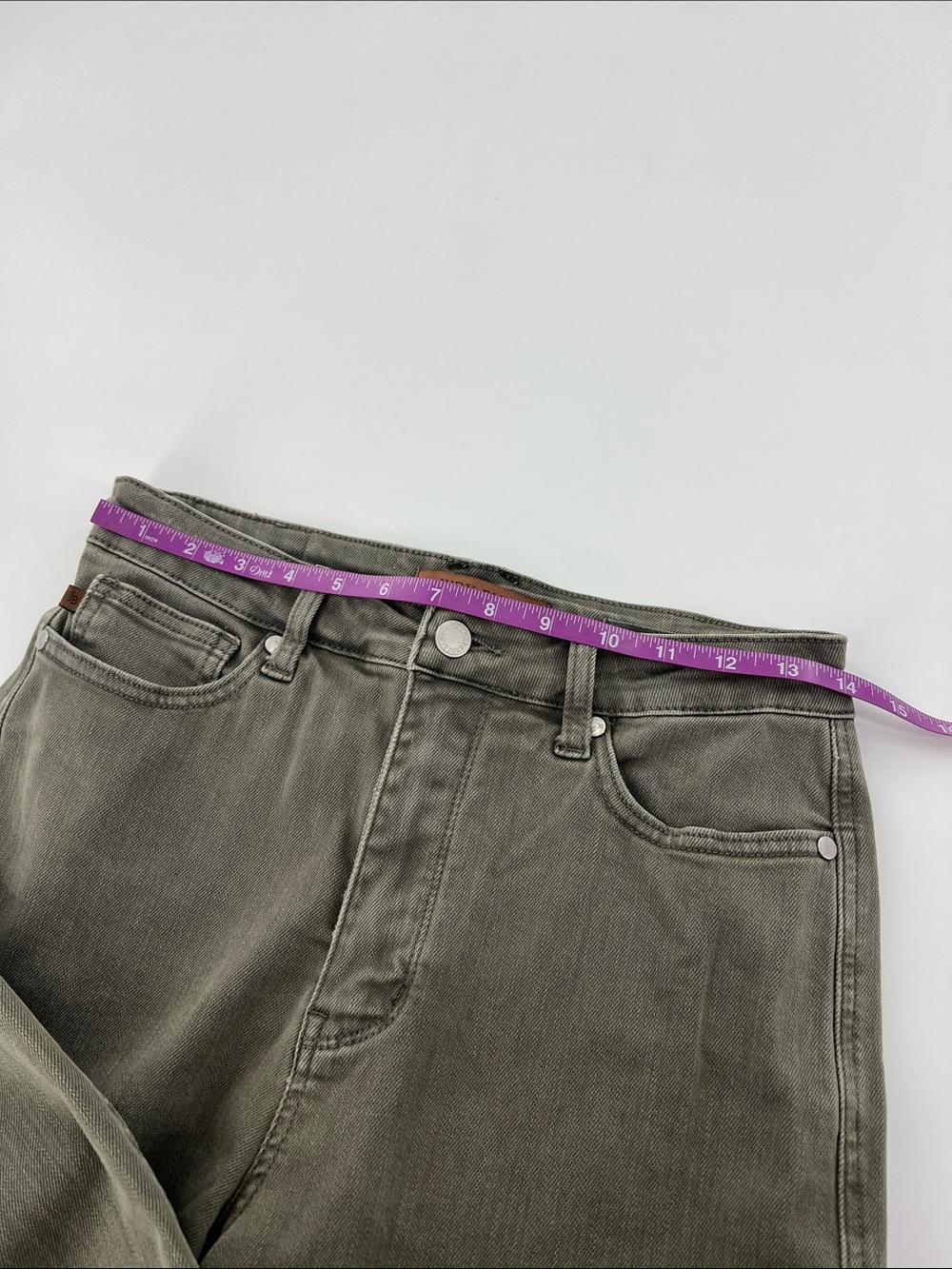 Judy Blue Garment Dyed High Rise Wide Leg Cropped Jeans 9/29 - Picture 5 of 10